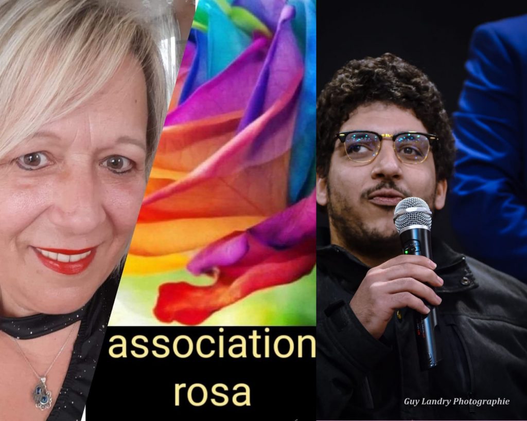Association Rosa présidente et secrétaire